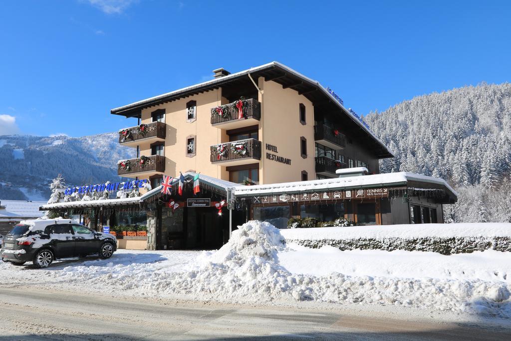 Chris-Tal Hotel Les Houches Bagian luar foto