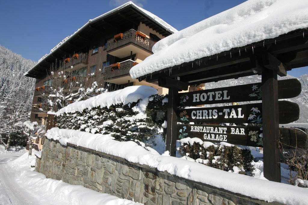 Chris-Tal Hotel Les Houches Bagian luar foto