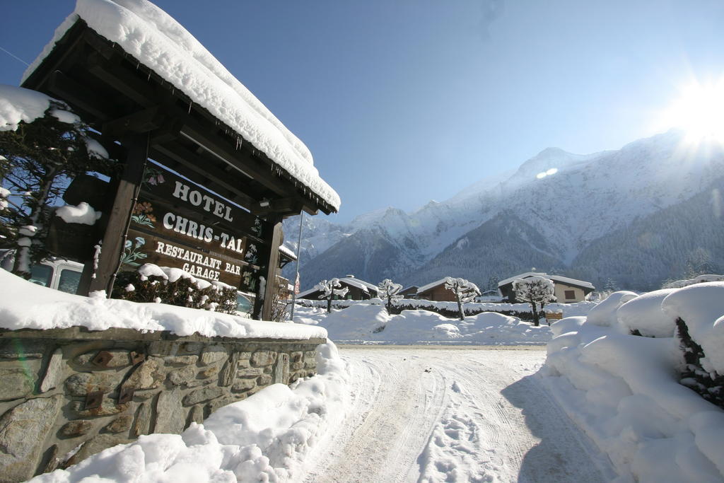 Chris-Tal Hotel Les Houches Bagian luar foto